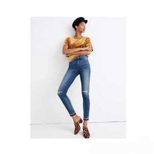 Madewell 9" High Rise Skinny Jean Size 30 #K1868 Medium Wash NEW NWT